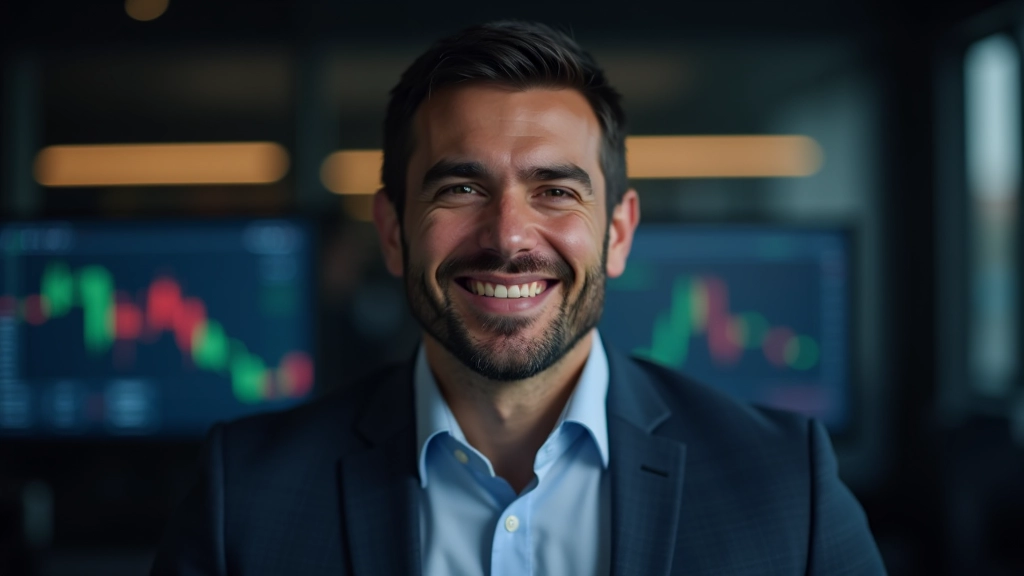 Male trader and educator in professional setting