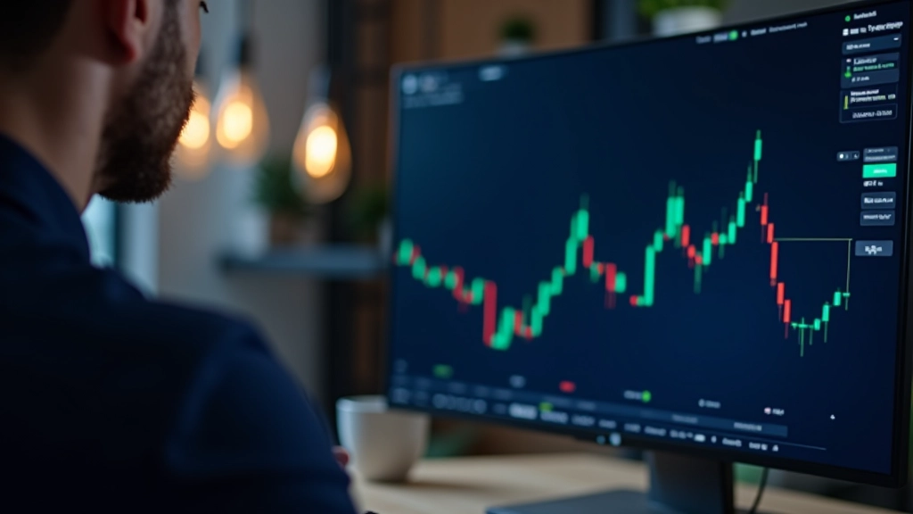 Candlestick chart with marked support levels and stop-loss placement below key technical levels
